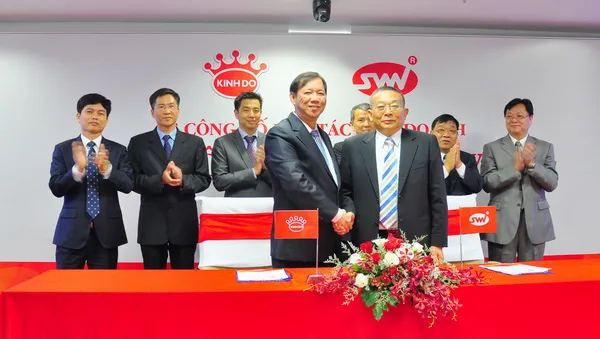 Hợp tác liên doanh giữa Kinh Đô và Saigon Ve Wong