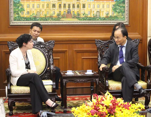 Ông Lê Mạnh Hà tiếp Tổng Lãnh sự Hoa Kỳ tại TP.HCM