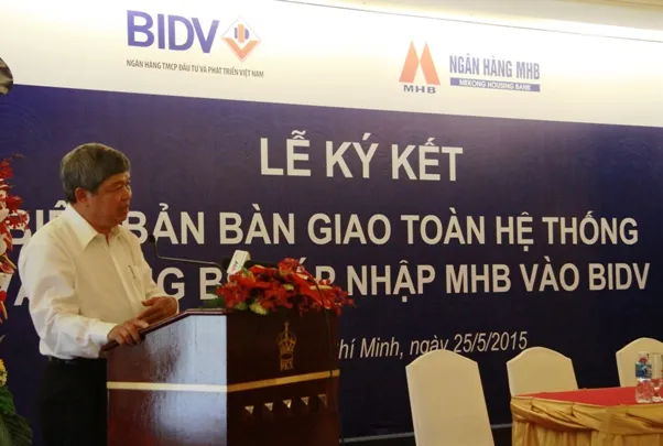 Chính thức sáp nhập MHB vào BIDV