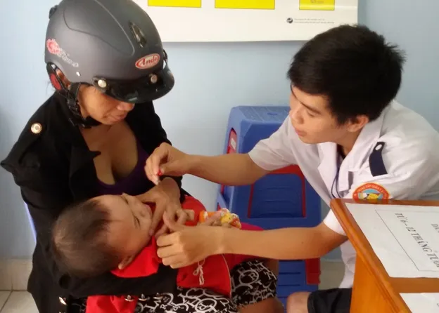 TPHCM: Hôm nay trẻ em uống Vitamin A đợt 1 năm 2015