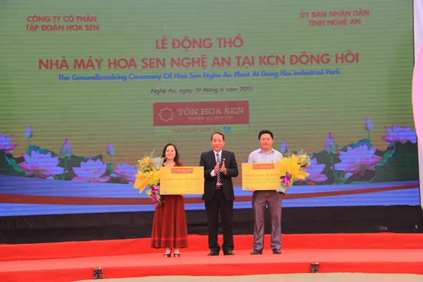 Tôn Hoa Sen xây nhà máy 5.000 tỷ đồng tại Nghệ An