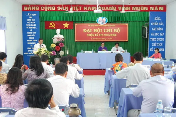 Đại hội Chi bộ Hội nông dân TPHCM 2015 - 2020