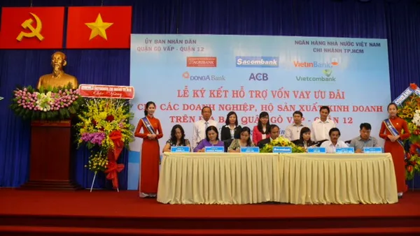 Vốn vay ưu đãi cho doanh nghiệp và hộ kinh doanh trên địa bàn quận Gò Vấp và quận 12 