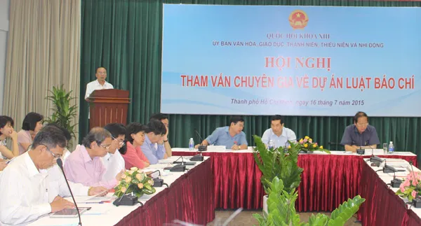 Luật Báo chí phải phù hợp với Hiến pháp và yêu cầu phát triển của cuộc sống