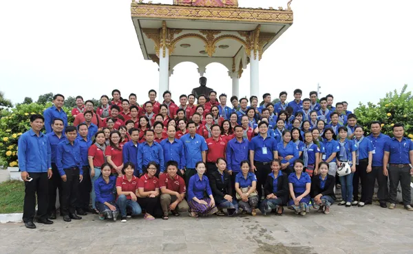 Chiến sĩ Kỳ nghỉ hồng hoạt động tình nguyện đầu tiên tại Lào