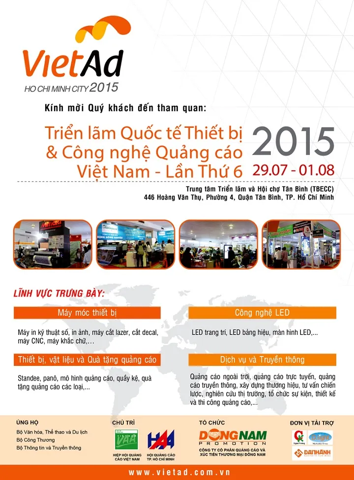 Khai mạc triển lãm quốc tế thiết bị công nghệ quảng cáo