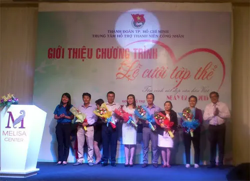 Lễ cưới tập thể 2015: Nhiều hỗ trợ thanh niên hoàn cảnh khó khăn