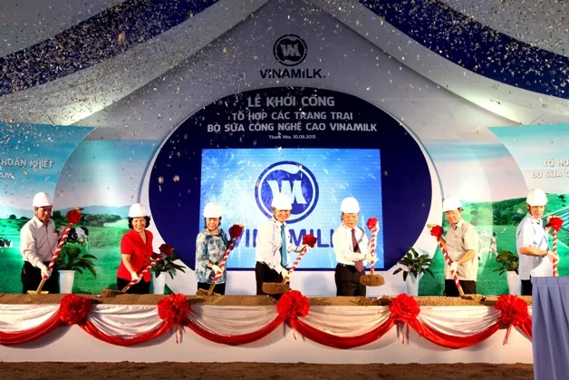 Vinamilk khởi công xây dựng tổ hợp trang trại bò sữa công nghệ cao tại Thanh Hóa