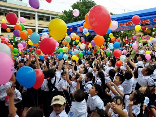 Hào hứng ngày tựu trường