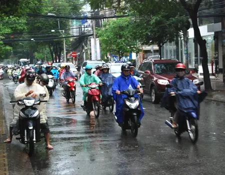 Miền Nam: Mưa trên diện rộng - nền nhiệt giảm