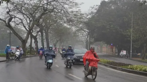 Thời tiết khu vực miền Bắc có mưa dông