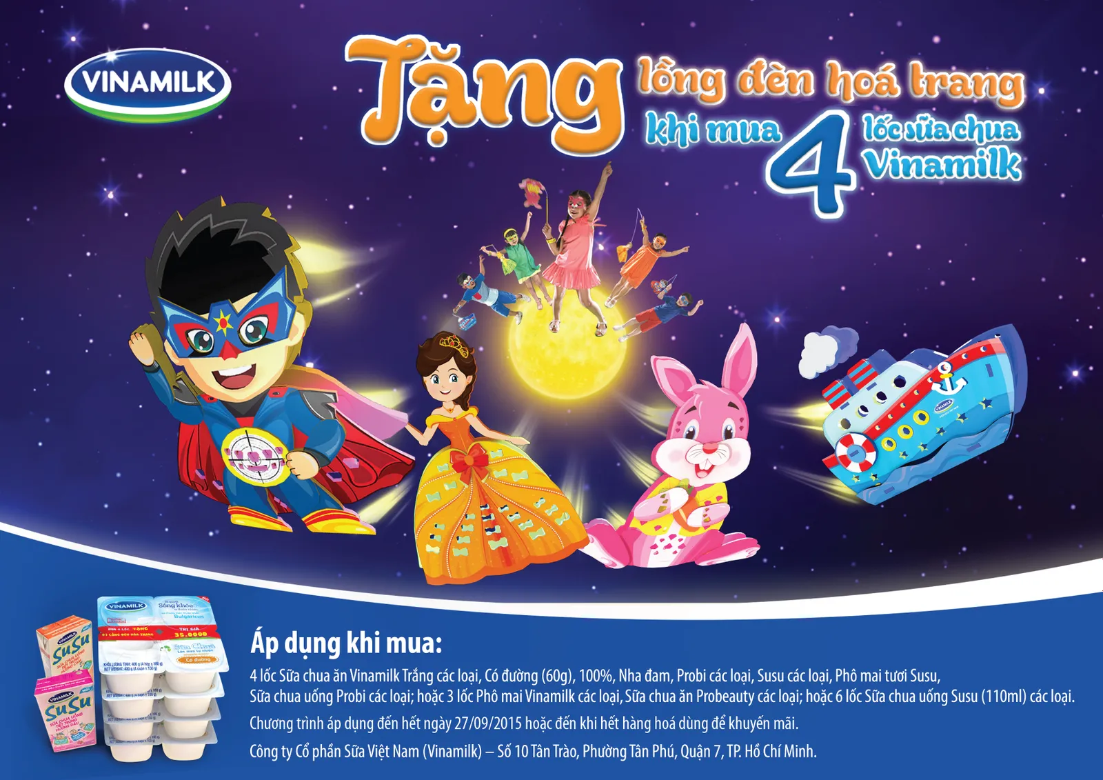 Bé cùng cả nhà vui đón Trung thu