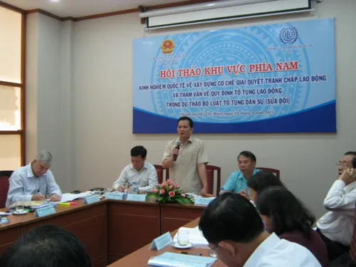 Bộ luật Tố tụng Dân sự cần có chương riêng về tố tụng lao động