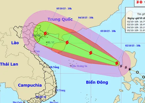 Điểm tin 24 giờ - 02/10/2015: Bão số 4 tiến vào Biển Đông, khả năng đổ bộ vào Quảng Ninh – Hải Phòng