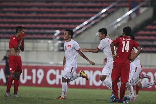 Thắng U19 Myanmar 1-0, U19 VN thẳng tiến Bahrain