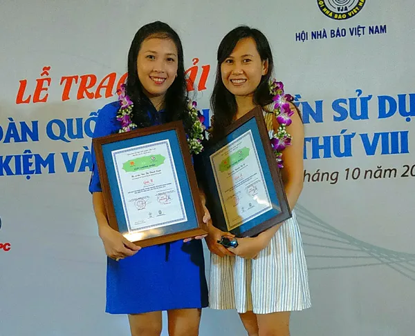 VOH đoạt 2 giải báo chí viết về tuyên truyền sử dụng năng lượng tiết kiệm và hiệu quả