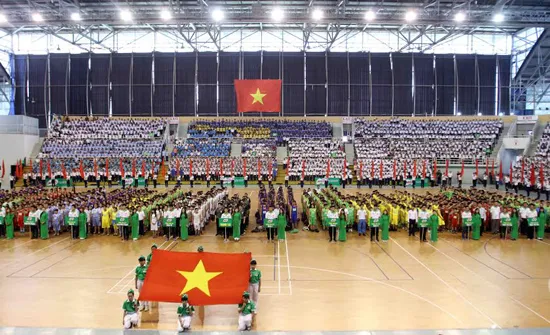 Khai mạc Giải Bóng rổ Hội khỏe Phù Đổng TPHCM năm học 2015-2016