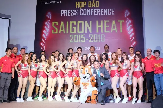  Saigon Heat sẵn sàng cho giải bóng rổ nhà nghề Đông Nam Á 2015