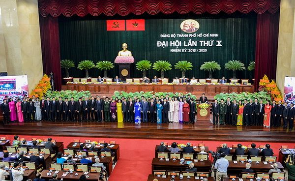 Công bố danh sách Ban Chấp Hành Đảng bộ TPHCM khóa 10 nhiệm kỳ 2015-2020