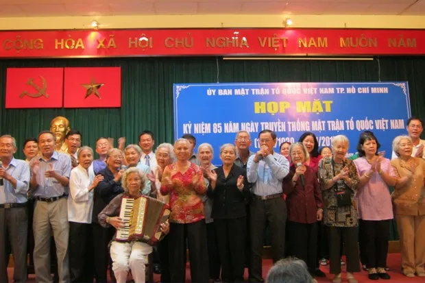 Họp mặt cựu cán bộ, chiến sĩ Ban Trí vận - Mặt trận Khu ủy Sài Gòn - Gia Định; cựu Đảng viên Đảng Dân chủ Việt Nam