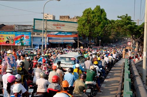 Nhiều tuyến đường ở quận 8 ngập khá nặng mỗi khi mưa to hay triều cường