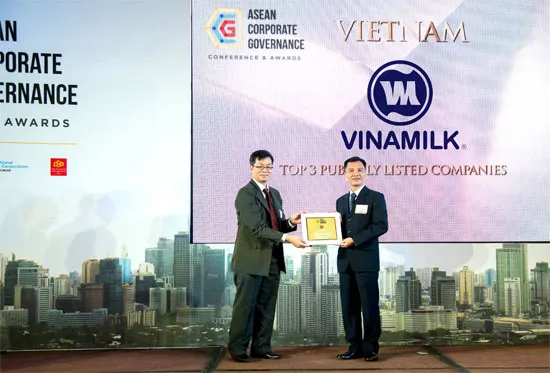Vinamilk có điểm Quản trị công ty tốt nhất Việt Nam  