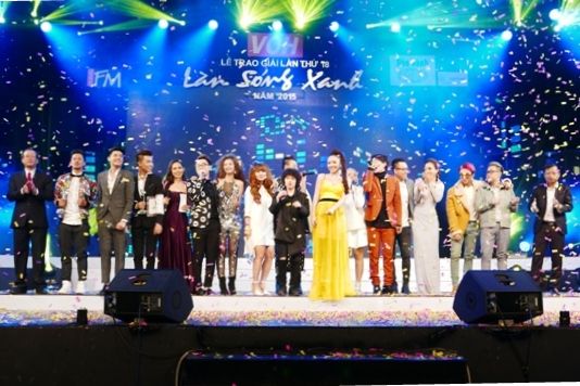 [Video] Lễ trao giải Làn Sóng Xanh 2015