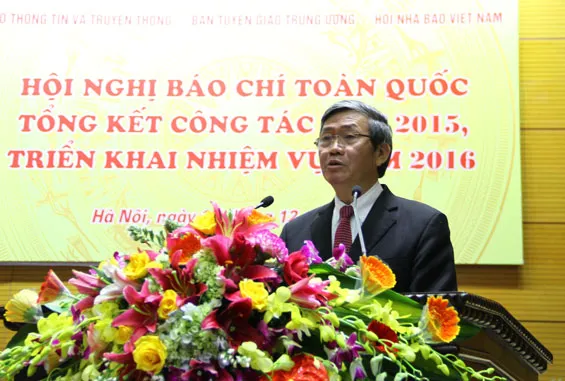 Hội nghị báo chí toàn quốc tổng kết công tác năm 2015