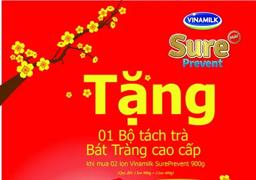 Vinamilk tung chương trình khuyến mãi đón Tết
