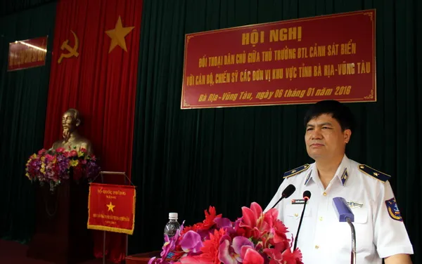 Đối thoại dân chủ trực tiếp với Tư lệnh Cảnh sát biển