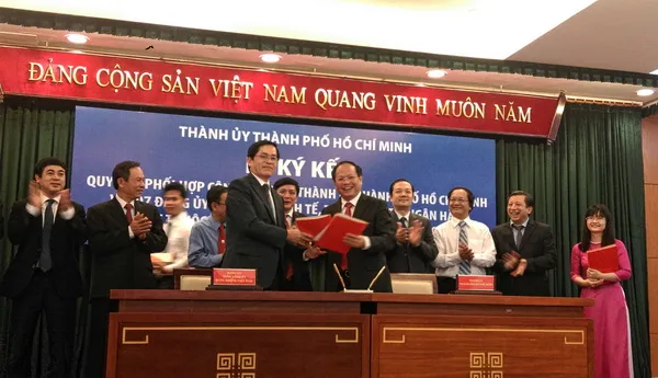 Thành ủy TPHCM ký kết quy chế phối hợp với các Đảng ủy tập đoàn kinh tế