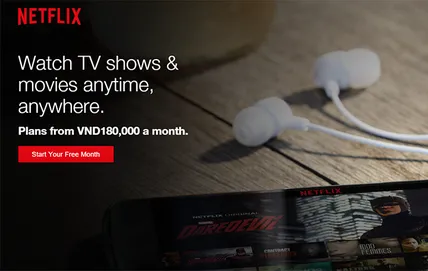 Đã có thể xem phim bằng ứng dụng Netflix tại Việt Nam