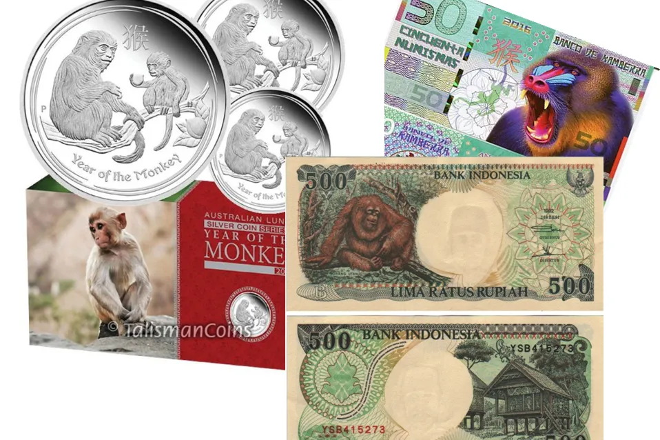 Tiền “con khỉ” lì xì Tết đắt như tôm tươi