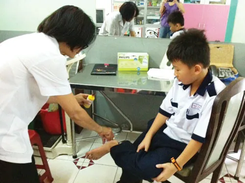Chỉ có 50% các trường học có phòng y tế