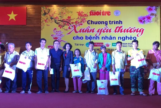 Xuân yêu thương cho bệnh nhân nghèo