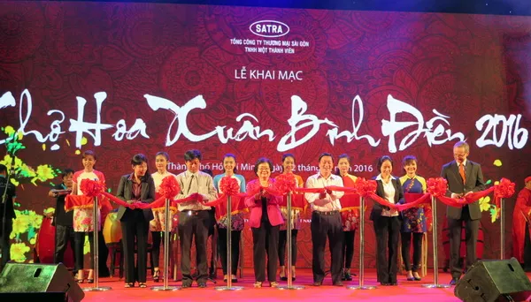 Khai mạc Hội Hoa Xuân Bình Điền 2016