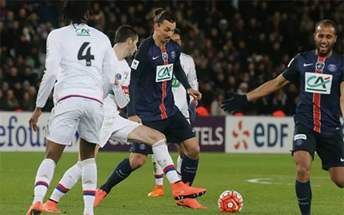 PSG 3-0 Lyon (Vòng 1/8 cúp QG Pháp 2015/16)