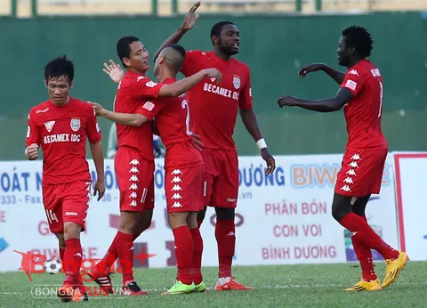 Becamex Bình Dương có điểm đầu tiên khi cầm hòa Jiangsu Suning FC