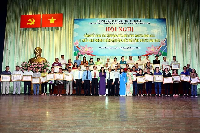 Trung tâm hiến máu nhân đạo TPHCM tiếp nhận gần 243.000 đơn vị máu