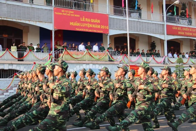Sáng 1/3: Bộ Tư lệnh TPHCM ra quân huấn luyện năm 2016 