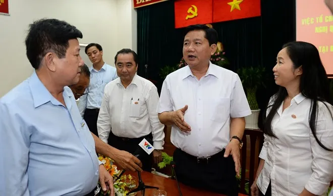 Bí thư Thành ủy TPHCM Đinh La Thăng làm việc với Satra và Khu công nghệ cao