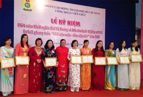 Ngày hội nữ công nhân viên chức lao động thành phố năm 2016