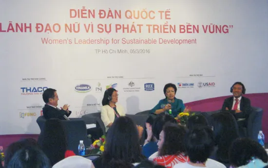 Phấn đấu đến năm 2020, có trên 95% lãnh đạo chủ chốt là nữ ở cấp Bộ, ngang Bộ, Chính phủ, UBND các cấp
