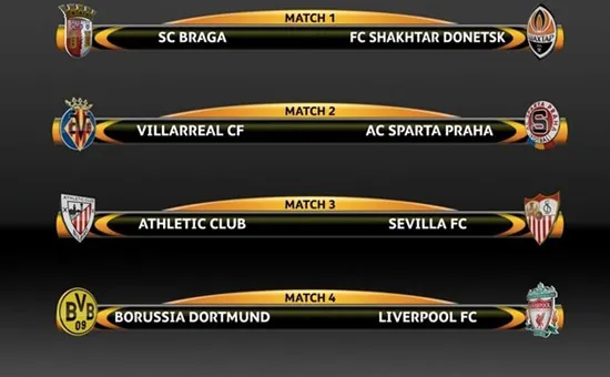 Tứ kết Europa League: Liverpool đối đầu Dortmund, nội chiến TBN