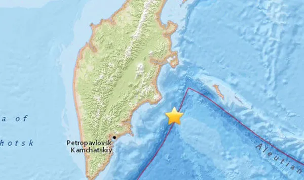 Động đất 6,6 độ Richter ngoài khơi bán đảo Kamchatka (Nga)