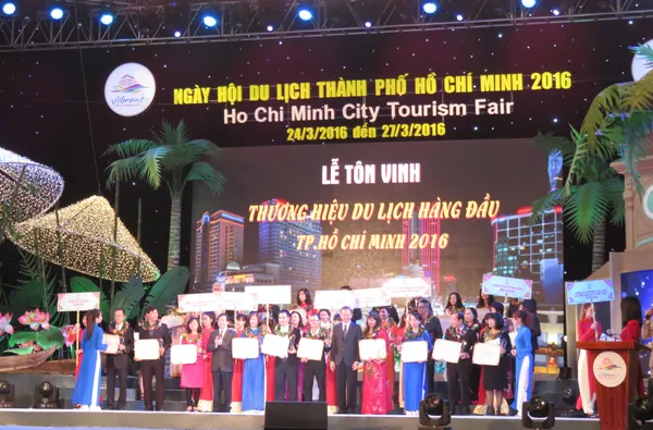124 doanh nghiệp được trao tặng “Giải thưởng Thương hiệu du lịch hàng đầu TPHCM