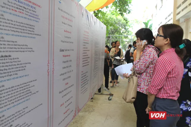 TPHCM: Cần 25.000 lao động trong tháng 4/2016