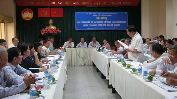 TPHCM có 2 ứng viên tự ứng cử Đại biểu Quốc hội được đi tiếp