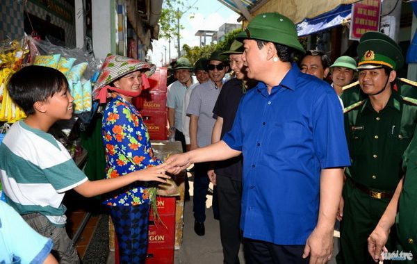 Bí thư Thành ủy Đinh La Thăng chỉ đạo mở trường cấp 3 ở xã đảoThạnh An