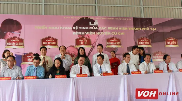 Triển khai 7 khoa và 13 phòng khám vệ tinh ở bệnh viện huyện Củ Chi